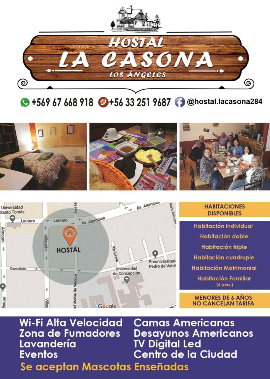 Hostal La Casona Los Ángeles Εξωτερικό φωτογραφία